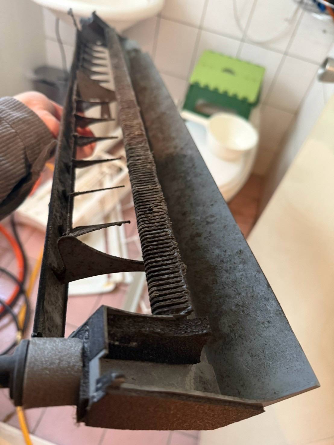 導風葉片清洗前